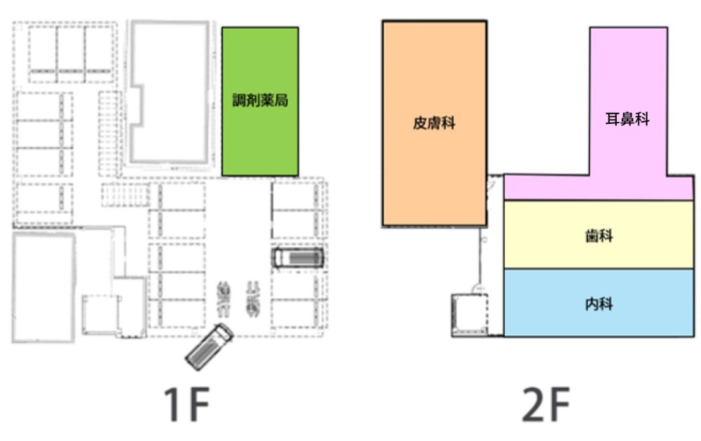 1階・2階平面図